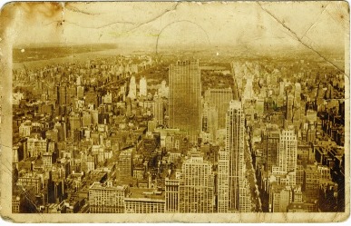 Nueva York, 1944, postal, propiedad de R. V.